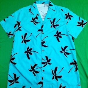 Men’s Summer Short Sleeve Button Down Shirt
